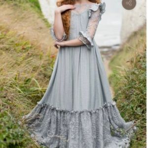 Joyfolie Mia Joy laced embellished dress.